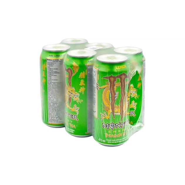 Напій енергетичний Monster Lemon Dragon Ice Tea 473 мл (сет із 6