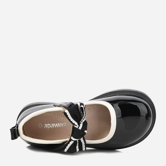 Детские туфли для девочки Apawwa M524 26 Черные (ROZ6501031759) - Фото 5 Детские туфли для девочки Apawwa M524 26 Черные (ROZ6501031759) - изображение 5