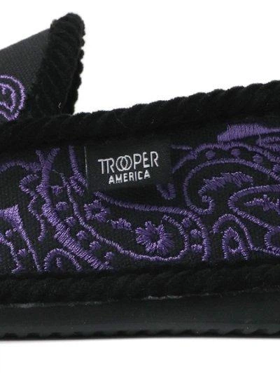 Женские слипоны TROOPER AMERICA KS-002Ed black purple 43 (M10/W12) 28,8 см черные с фиолетовым - изображение 6