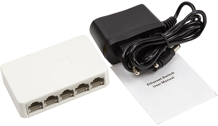 Коммутатор HiSmart 5-Port 10/100/1000Mbps (TV990184) - изображение 4