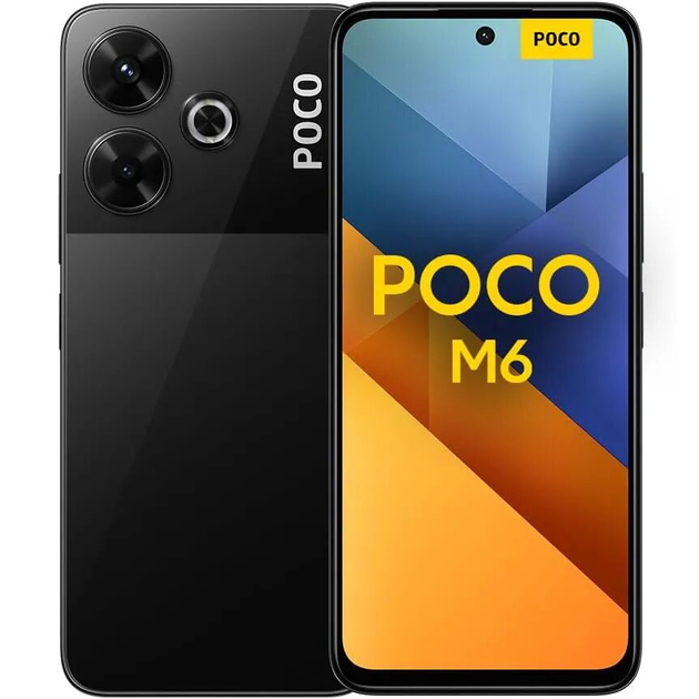 Смартфон Xiaomi Poco M6 8/256Gb NFC Black Europe – фото