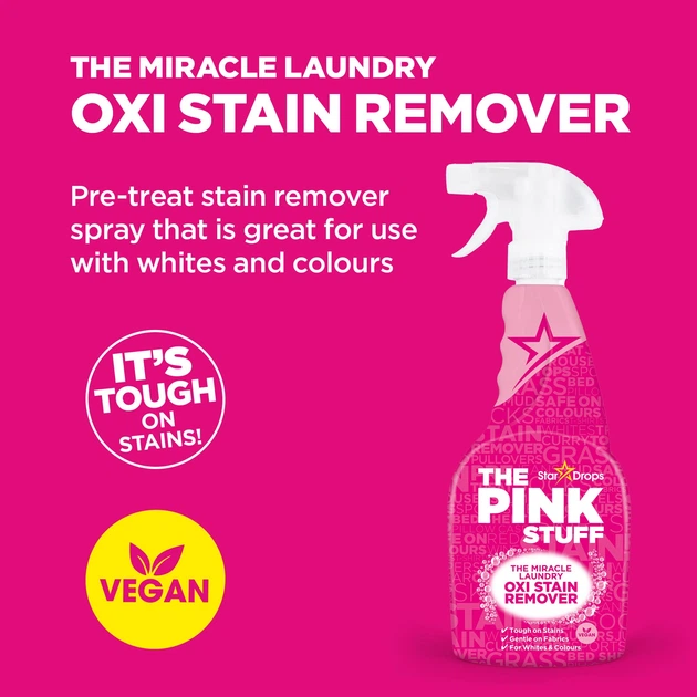 Универсальный кислородный пятновыводитель - спрей для белых и