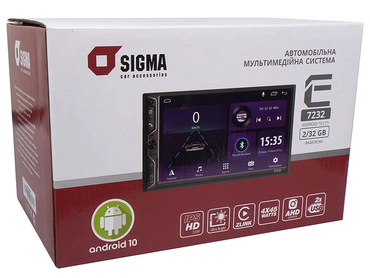 Автомагнитола Sigma E7232 Android 10 2/32 - изображение 9