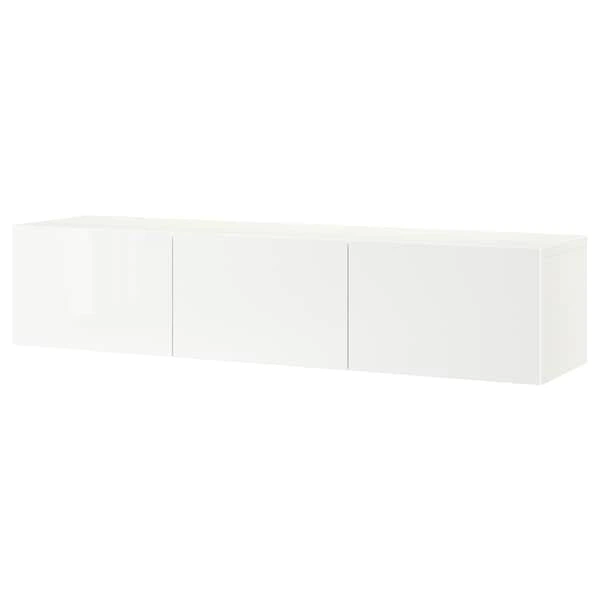 Тумба під телевізор з дверцятами IKEA BESTA 180x42x38 см (193.307.03) - Фото 1 Тумба під телевізор з дверцятами IKEA BESTA 180x42x38 см (193.307.03) - зображення 1