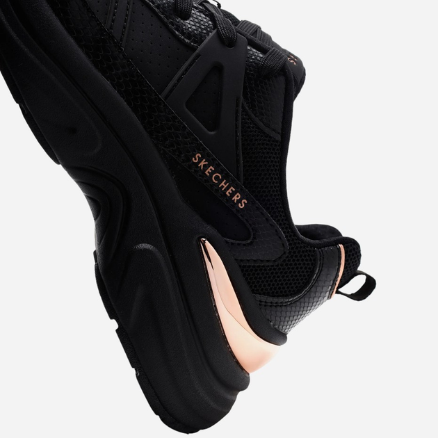 Жіночі снікери Skechers Hazel-Faye 177576-BBK 39 (9US) 26 см Чорні (196989735733) - зображення 8