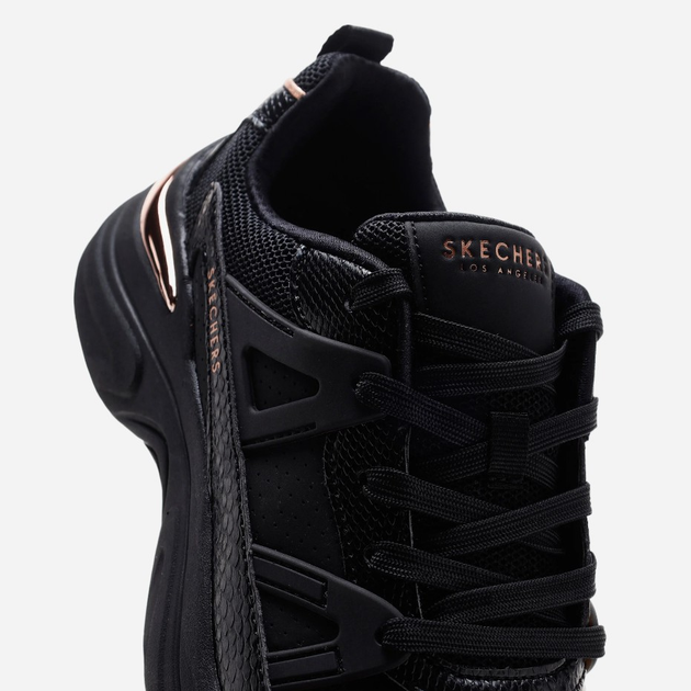 Жіночі снікери Skechers Hazel-Faye 177576-BBK 39 (9US) 26 см Чорні (196989735733) - зображення 9