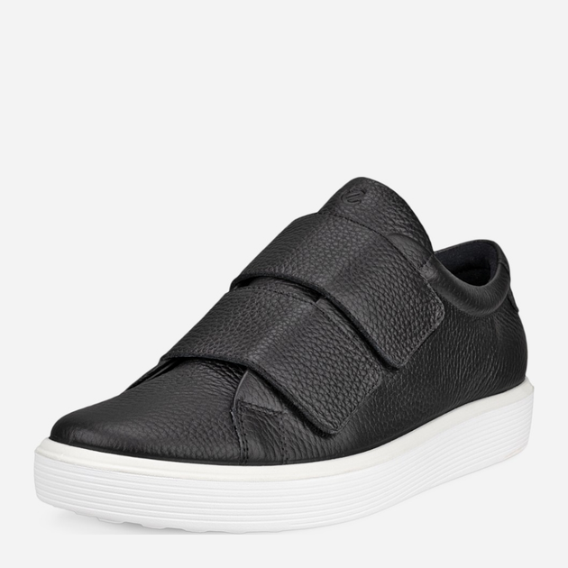Sneakersy damskie na rzepy ECCO Soft 60 W 21924301001 37 Czarne (194891506069) - obraz 4