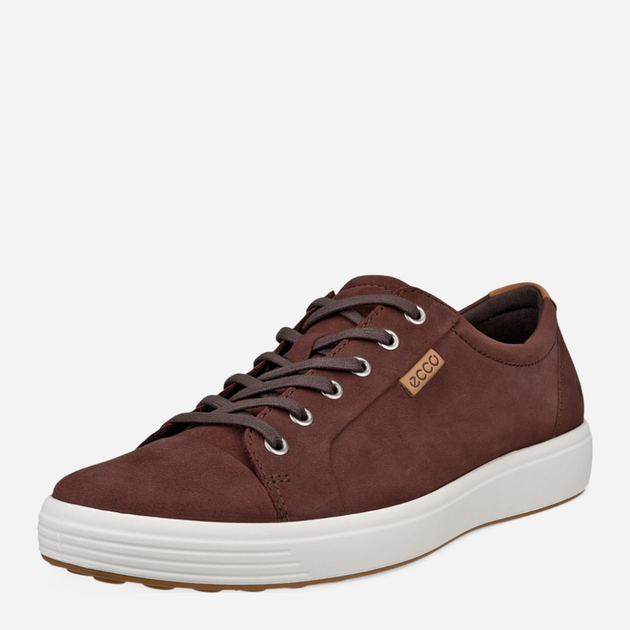 Sneakersy męskie do kostki ECCO Soft 7 M 43000402474 41 Brązowe (194891586047) - obraz 3
