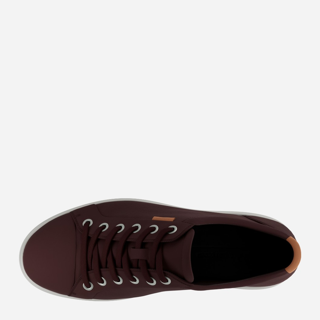 Sneakersy męskie do kostki ECCO Soft 7 M 43000402474 47 Brązowe (194891586108) - obraz 4