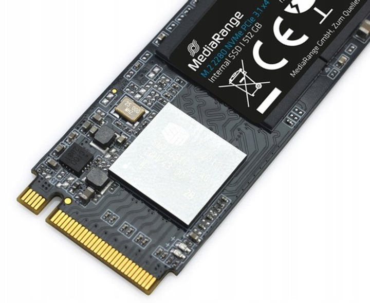 Dysk SSD MediaRange MR1032 512GB M.2 2280 PCI Express 4.0 x4 NVMe (4260664871613) - obraz 2