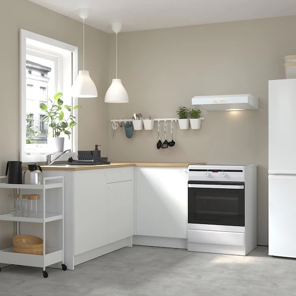 【新品】IKEA　JUTANÄS（ユタネス） Кутова кухня IKEA KNOXHULT 183х122х91 см біла (093.884.07