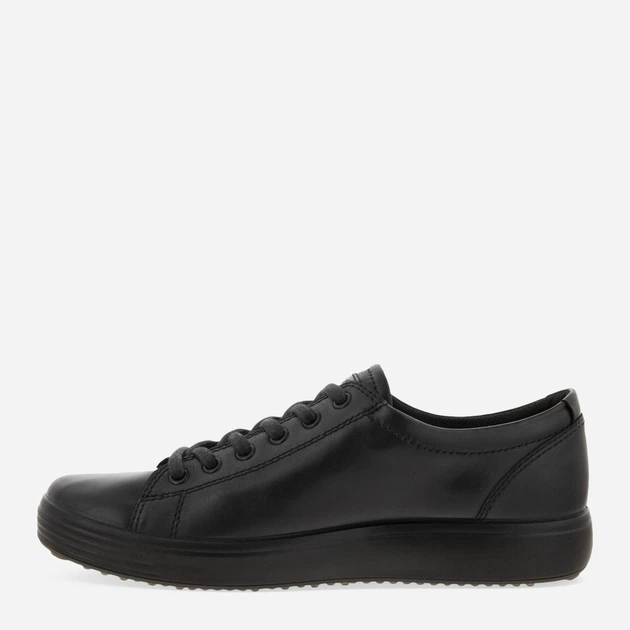 Sneakersy męskie skórzane ECCO Soft 7 M 430364-21001 42 Czarne (809704006574) - obraz 4