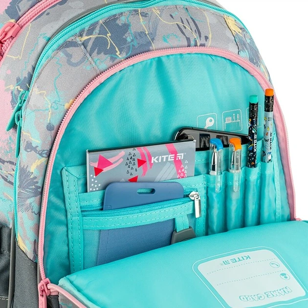Рюкзак шкільний напівкаркасний Kite K24-700M-3 Bad Girl - изображение 7
