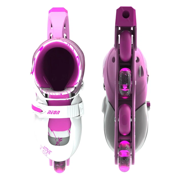 NEON Ролики INLINE SKATES Рожевий (Розмір 34-37) - Фото 3 NEON Ролики INLINE SKATES Рожевий (Розмір 34-37) - зображення 3