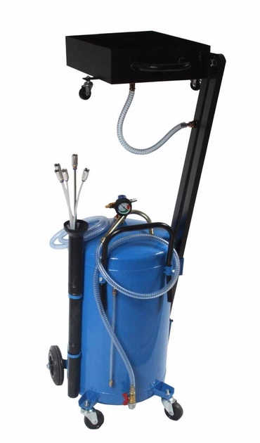 Wysysarka oleju Bass Polska z regulowanym ramieniem 80 l + 24 l 4032 (5902067618707) - obraz 3