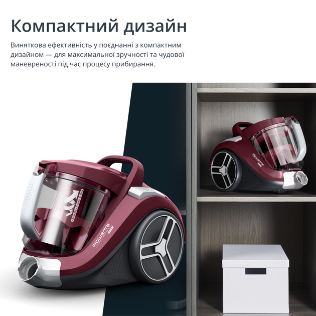 Пилосос без мішка ROWENTA Compact Power XXL Animal + Kit RO4B63EA - зображення 3