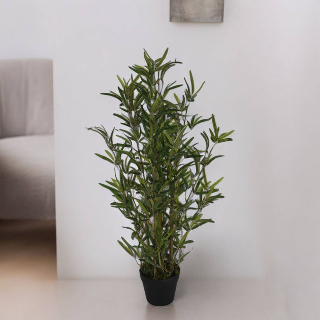 Штучне бамбукове дерево Home Styling Collection в пластиковому горщику (8720573993975) - зображення 3
