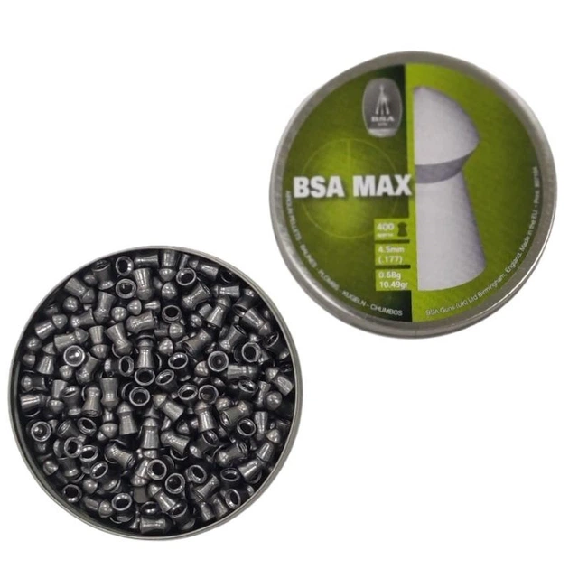 Кулі BSA Max 4.5 мм , 0.68 м, 400шт/уп - зображення 3