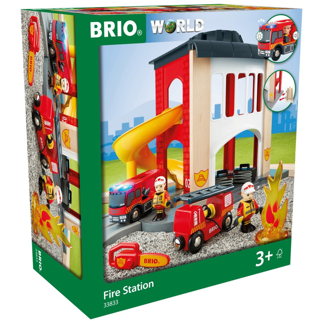 Пожежна станція Brio World Rescue Fire Station 12 елементів (7312350338331) - зображення 1