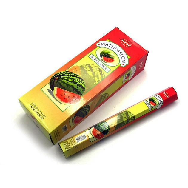 Аромапалочки Арбуз благовония индийские Watermelon Hem сочный запах для отдыха и релаксации 20 штук - Фото 2 Аромапалочки Арбуз благовония индийские Watermelon Hem сочный запах для отдыха и релаксации 20 штук - изображение 2