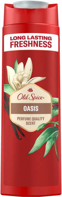 Акція на Гель для душу + шампунь Old Spice 3-в-1 Oasis 400 мл від Rozetka