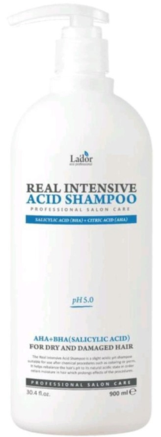 Акція на Шампунь для пошкодженого волосся La'dor Real Intensive Acid Shampoo 900 мл від Rozetka