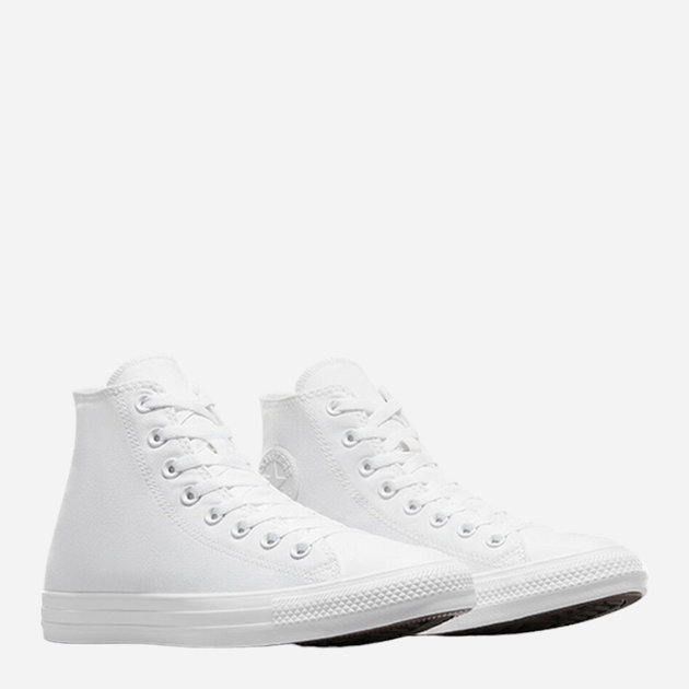 Чоловічі кеди високі Converse Mono Canvas Hi 1U646 44 (10US) 28.5 см Білі (22861539109) - зображення 2