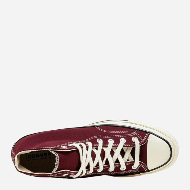 Чоловічі кеди високі Converse Chuck 70 Hi 171567C 44 (10US) 28.5 см Бордові (194433115032) - зображення 4