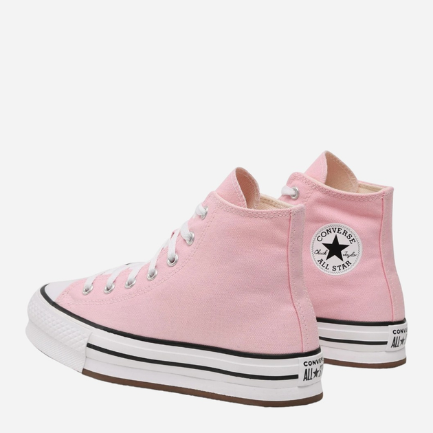 Trampki dziecięce dla dziewczynki wysokie Converse CTAS Eva Lift Hi A04354C 37 (37US) 22.5 cm Różowe (194434069990) - obraz 3