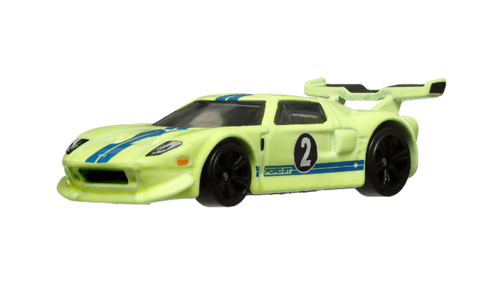 Тематическая Машинка Hot Wheels Ford GT Neon Speeders 1:64 HLH72