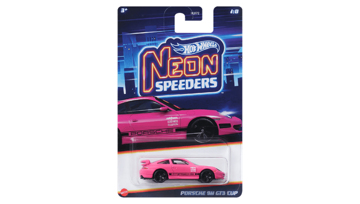Тематична Машинка Hot Wheels Porsche 911 GT3 Cup Neon Speeders 1