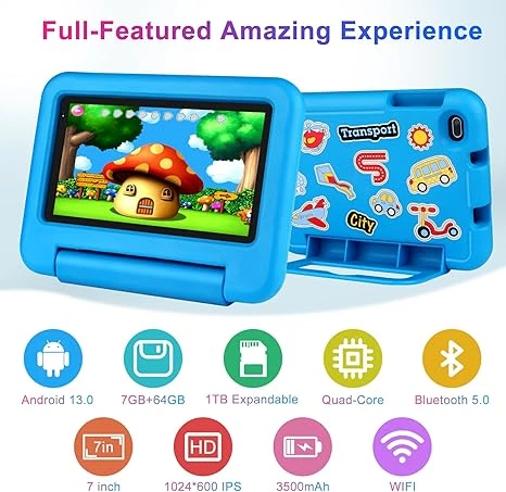 Планшет 7" Sebbe S21 7/64Gb 4 ядра Android 13 Синий Б/В - Фото 2 Планшет 7" Sebbe S21 7/64Gb 4 ядра Android 13 Синий Б/В - изображение 2