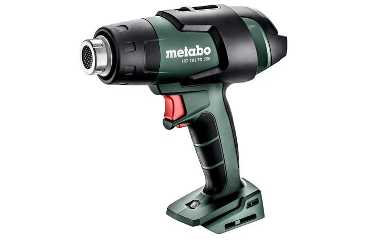 Аккумуляторный строительный фен Metabo HG 18 LTX 500, 18 В, 160-200 л/мин, Каркас (Картон) 610502850 (8156) - Фото 1 Аккумуляторный строительный фен Metabo HG 18 LTX 500, 18 В, 160-200 л/мин, Каркас (Картон) 610502850 (8156) - изображение 1