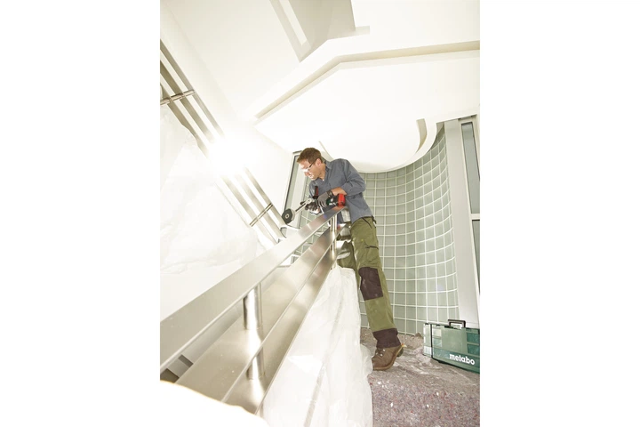 Аккумуляторная шлифовальная машина для узких мест Metabo KNS 18 LTX 150 INOX, 18 В, Каркас (Картон) 600191850 (5926) - изображение 5