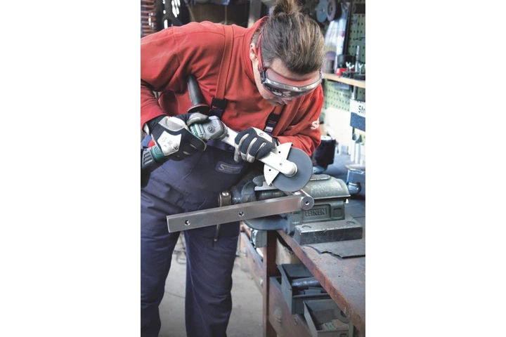 Аккумуляторная шлифовальная машина для узких мест Metabo KNS 18 LTX 150 INOX, 18 В, Каркас (Картон) 600191850 (5926) - изображение 7