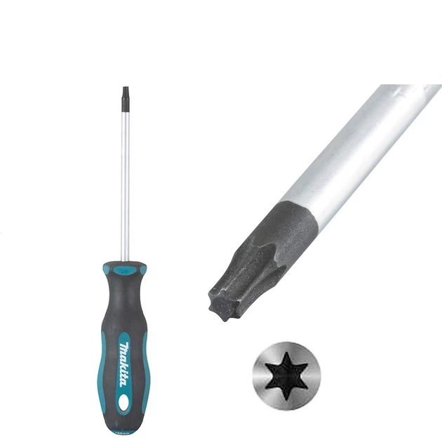 Викрутка-зірочка T20 Makita B-65997 (100 мм) Torx магнітна (6345