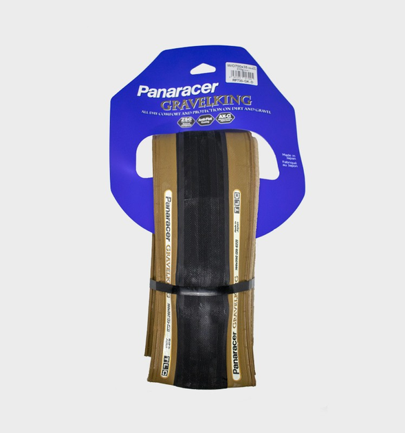 Покрышка GRAVELKING Slick Panaracer, 700x32C Black/Brown - изображение 4