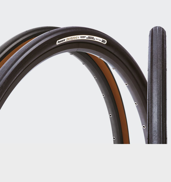 Покришка GRAVELKING Slick+ Panaracer, 700x28C Black/Brown Tubed - зображення 2