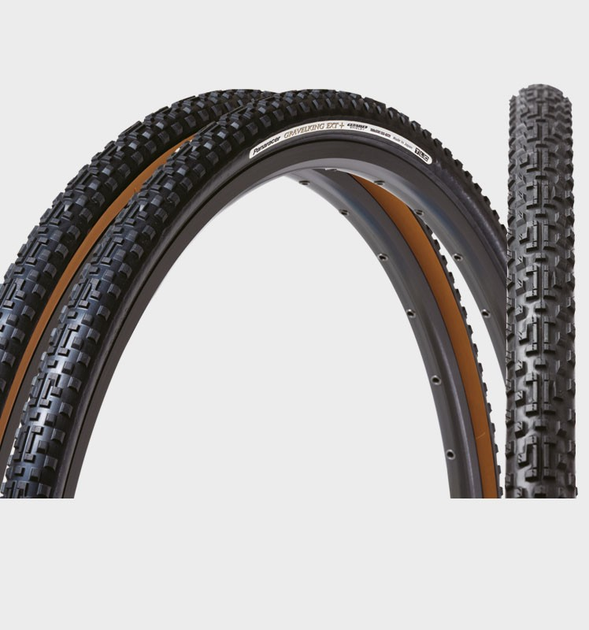 Покришка GRAVELKING EXT+ Panaracer, 700x38C Black/Brown - зображення 2