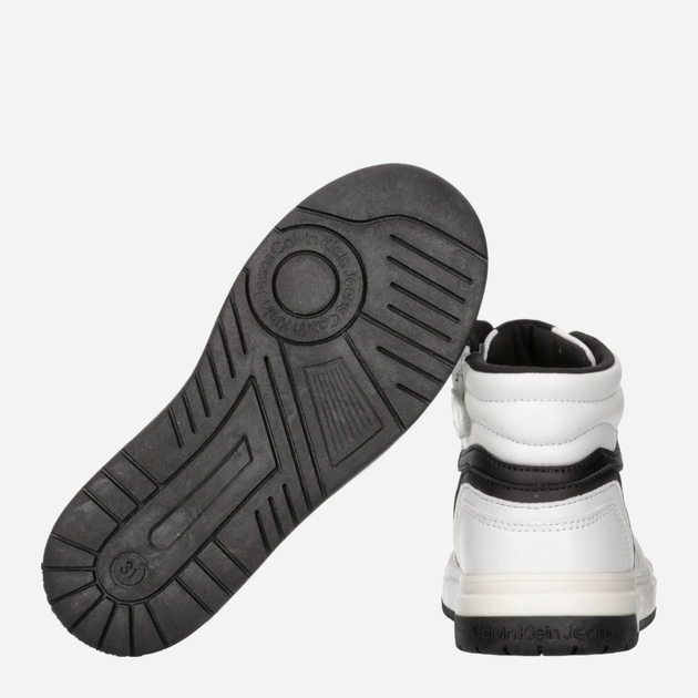 Підліткові кросівки для хлопчика Calvin Klein Jeans SNEAKER V3X9-80730-1355100 38 Білі (8052578356708) - зображення 5