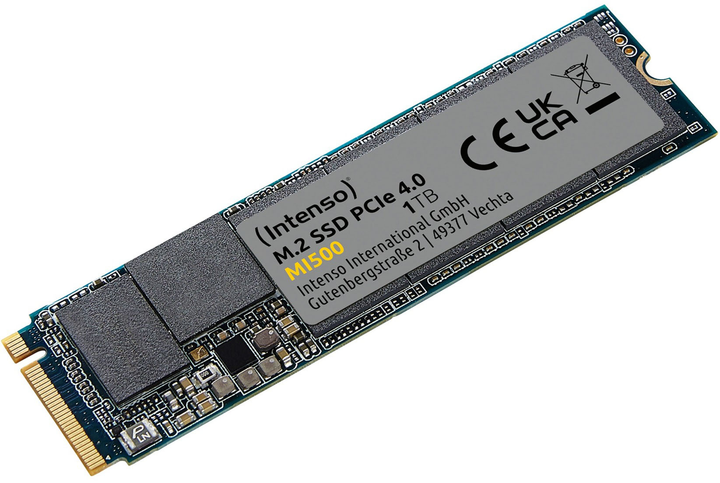 Dysk SSD Intenso MI500 1TB M.2 NVMe PCI Express 4.0 x4 3D NAND TLC (3836460) - obraz 2