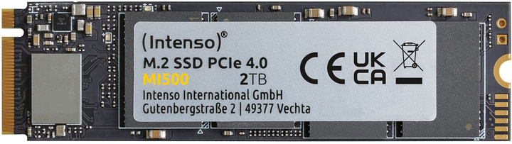 Dysk SSD Intenso MI500 2TB M.2 NVMe PCI Express 4.0 x4 3D NAND TLC (3836470) - obraz 1