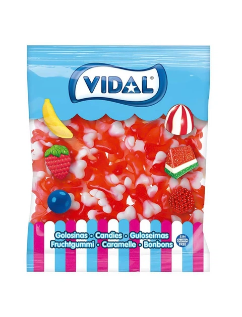 Желейні цукерки Vidal Кістки 1 кг - Фото 1 Желейні цукерки Vidal Кістки 1 кг - изображение 1