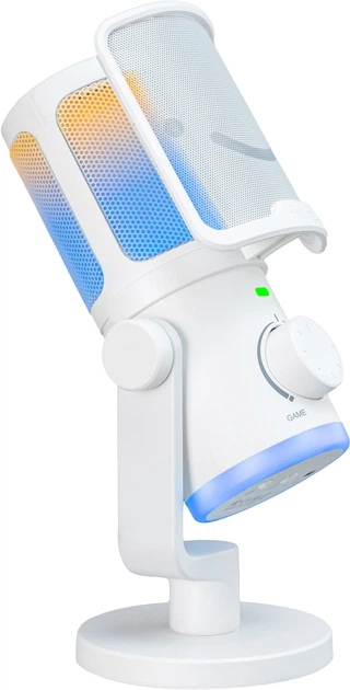Mikrofon pojemnościowy Fifine AM6W USB White (4820216974614) - obraz 3