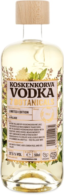 Горілка Koskenkorva 7 Botanicals 0.5 л 37.5% (6412700551272) - зображення 1