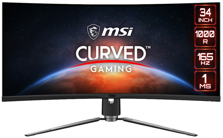 Monitor 34" MSI MPG ARTYMIS 343CQRDE Black (9S6-3DB25T-002) - obraz 1