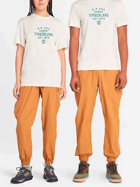 Футболка бавовняна довга чоловіча Timberland TB0A5UF7 XL Біла (194903902322) - зображення 3