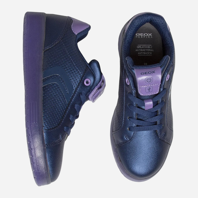 Buty sportowe dziecięce dla dziewczynki Geox J Kommodor Girl J744HA/000NF/C4267 33 Granatowe (8058279484085) - obraz 5