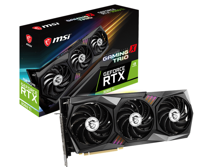 MSI RTX 3060 Ti GAMING X TRIO - Фото 1 MSI RTX 3060 Ti GAMING X TRIO - зображення 1