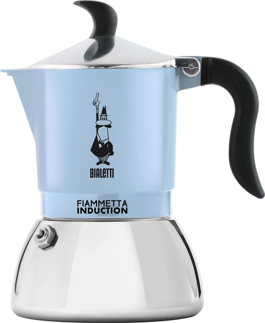 Kawiarka Bialetti Fiammetta Induction Błękitna 110 ml (8006363043175) - obraz 1